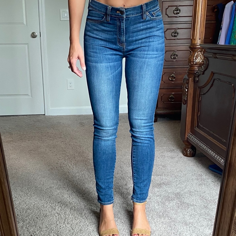 J Crew High-Waist Stretch Skinny Jeans Sz 27